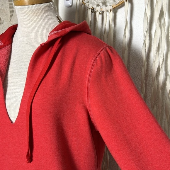 Venice 291 Coral Red Hoodie Size 02/M - Picture 5 of 10